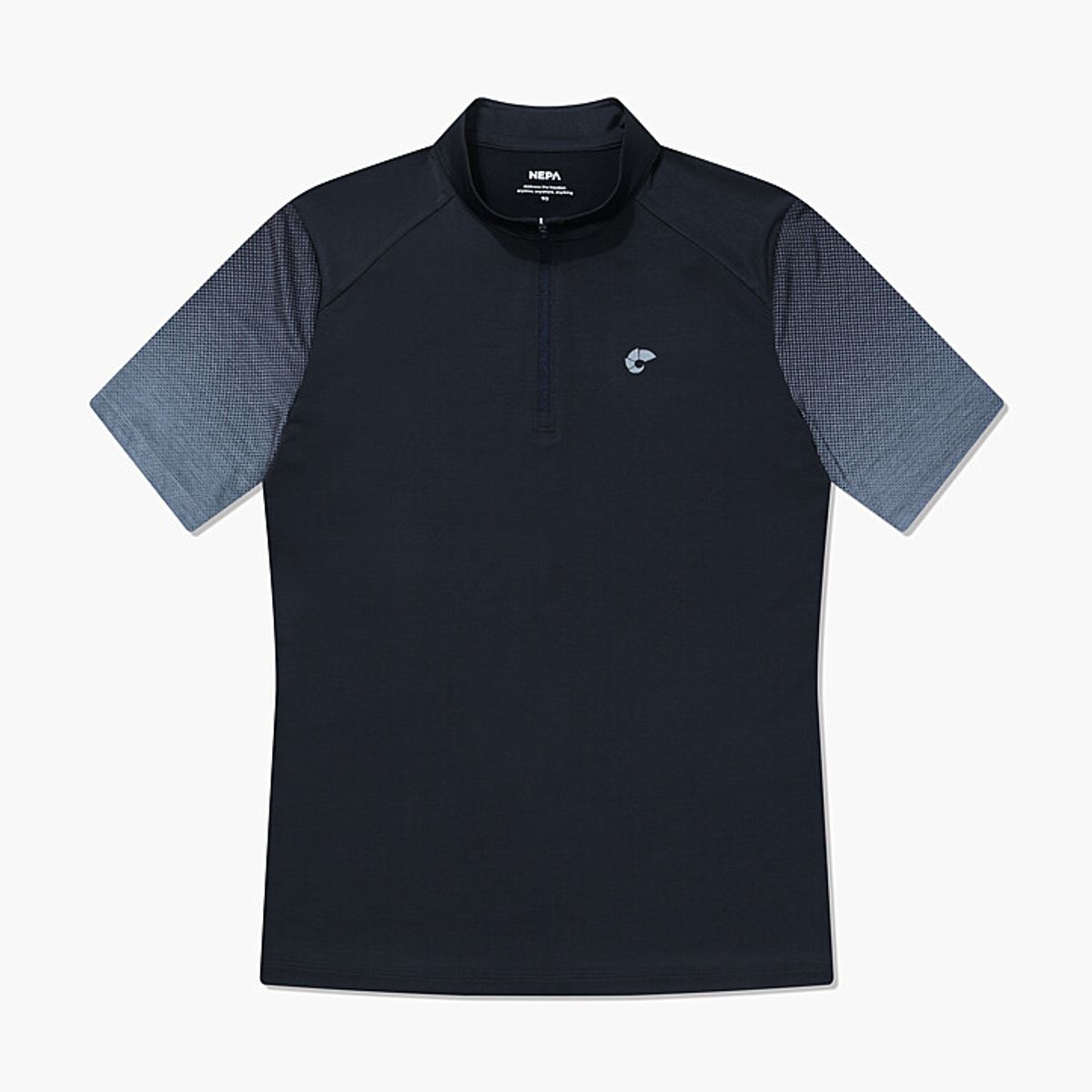 네파(NEPA) 7I45406 여성 마운틴 도트 반팔 집업 티셔츠