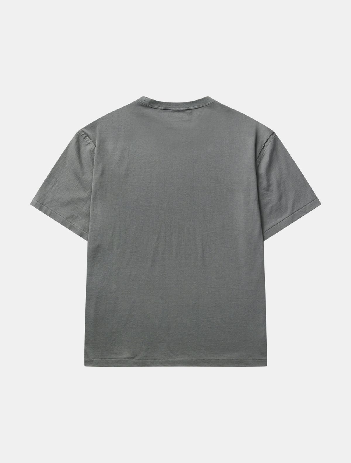 데호(DEHO) CUTTING HALF SLEEVE [Charcoal]