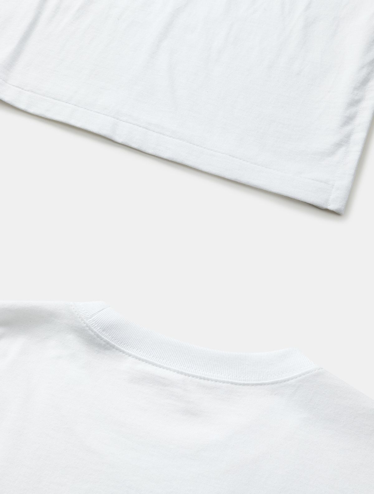 데호(DEHO) CUTTING HALF SLEEVE [White]