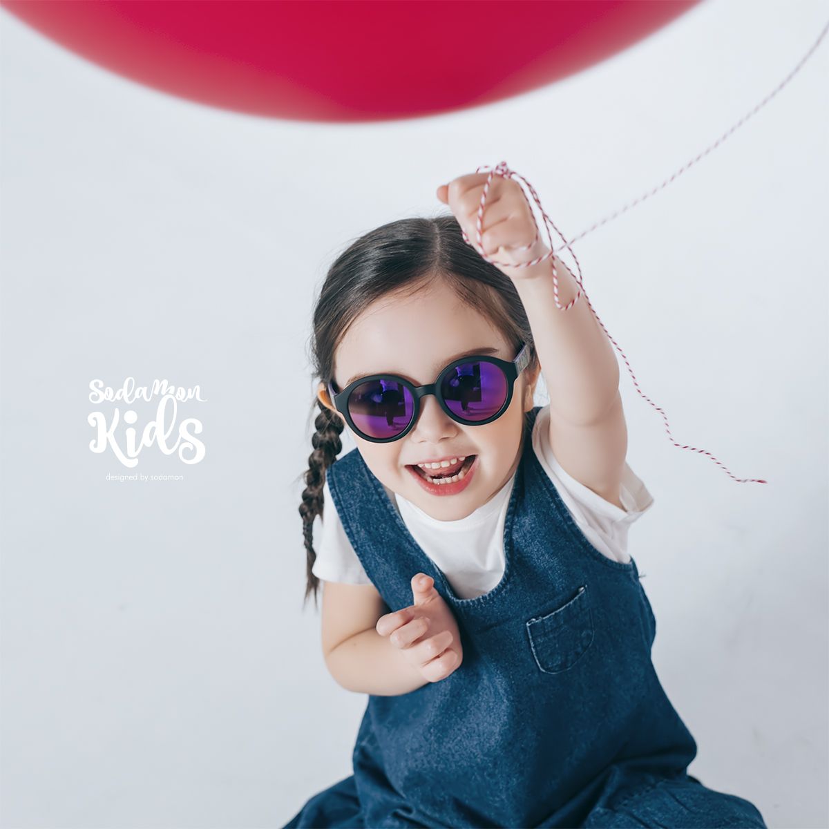 소다몬키즈(SODAMONKIDS) JS333-SC_PU 키즈선글라스