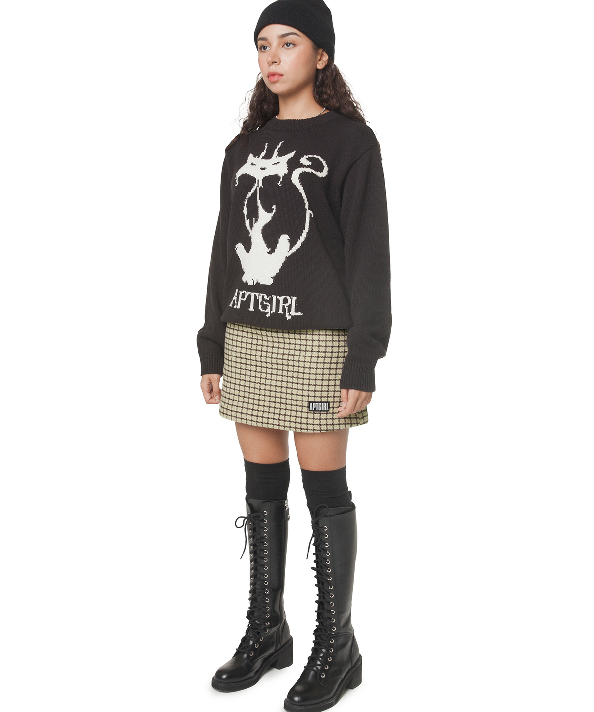 아파트먼트(APARTMENT) (W) CHLOUIS SKIRT - BEIGE