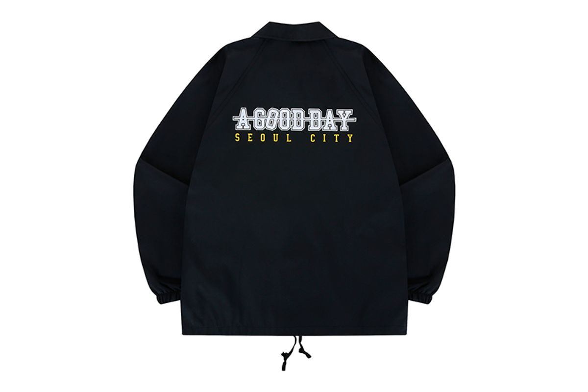 어굿데이(AGOODDAY) AGD 스마일 코치자켓(블랙)