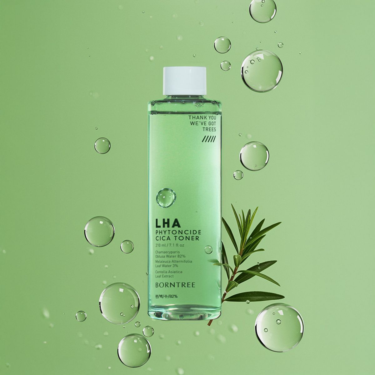 본트리(BORNTREE) 라하 피톤치드 시카 토너 210ml