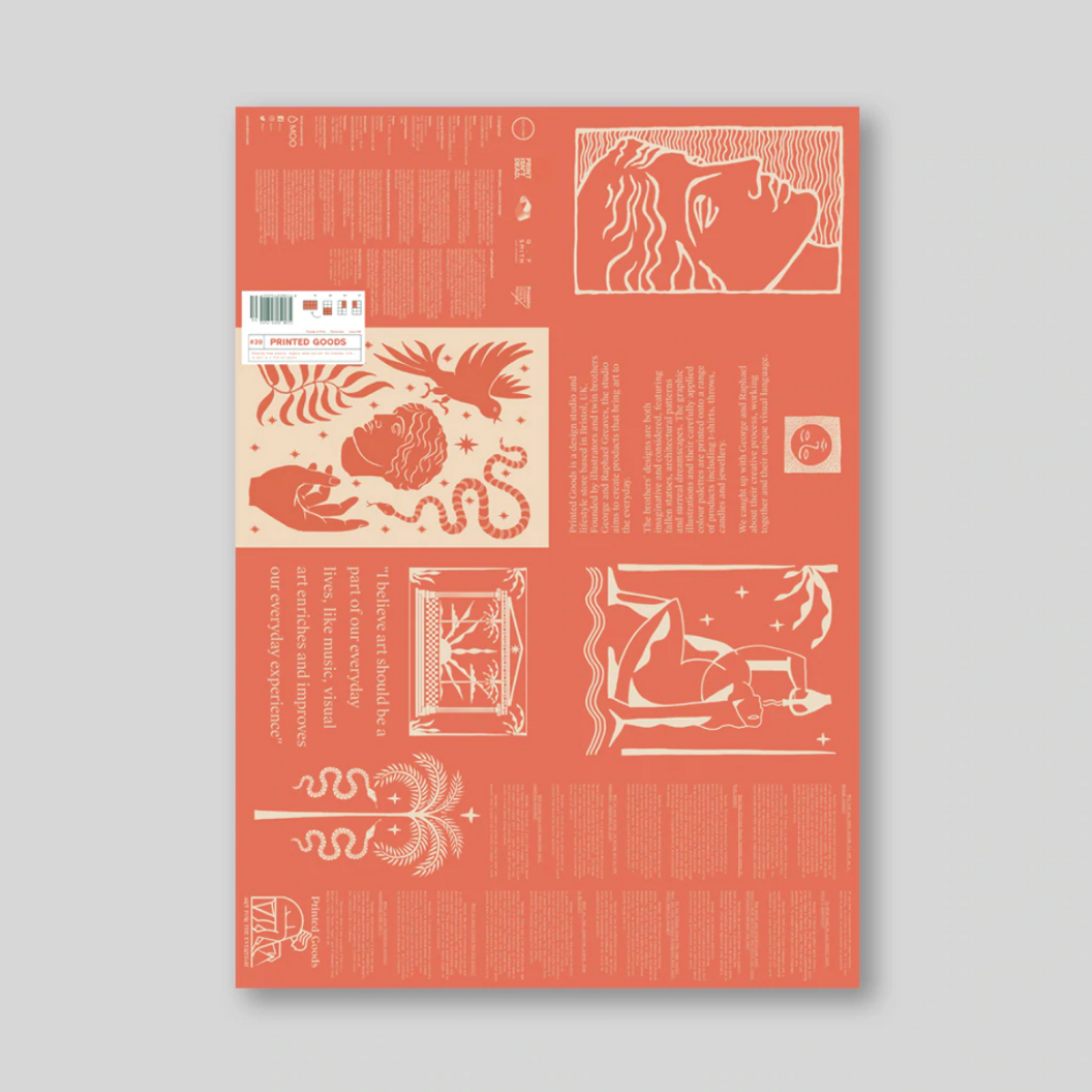 빠르크 에디션(PARC EDITIONS) POSTERZINE #39 Printed Goods