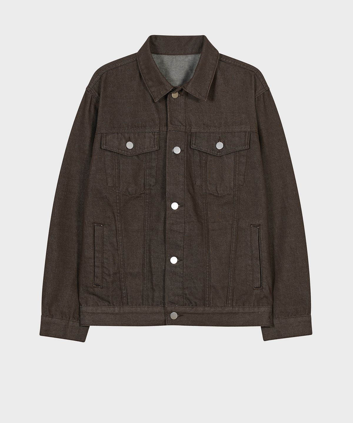 브랜디드(BRANDED) 2010 MAROON DENIM JACKET [BROWN]
