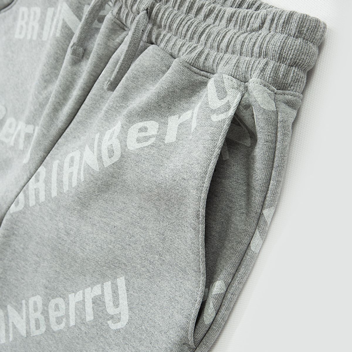 브라이언베리(BRIAN BERRY) JACE LOGO PANTS_HEATHER GREY