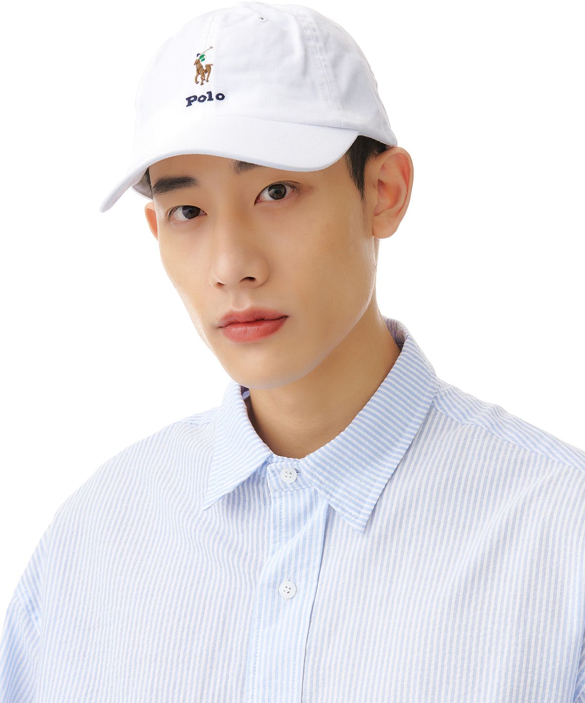 폴로 랄프 로렌(POLO RALPH LAUREN) [White Collection] 트윌 볼 캡 - 화이트