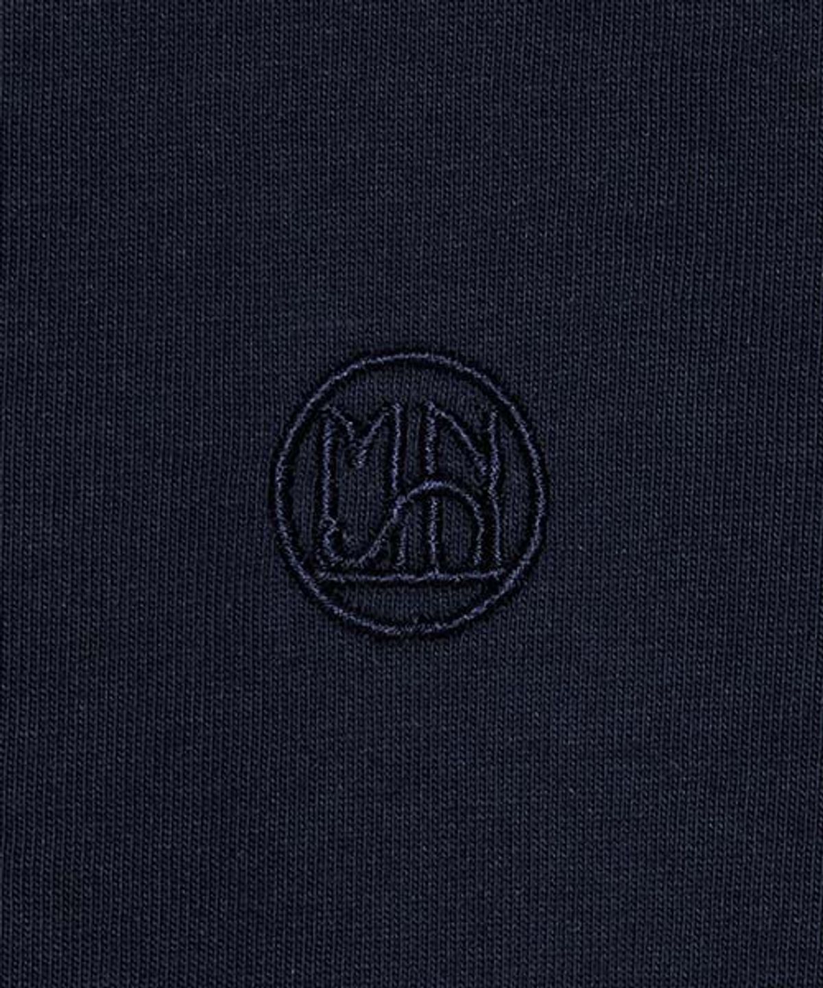 문선 아카이브(MOONSUN ARCHIVE) UNISEX Pin Tuck Symbol T-shirt [Navy]