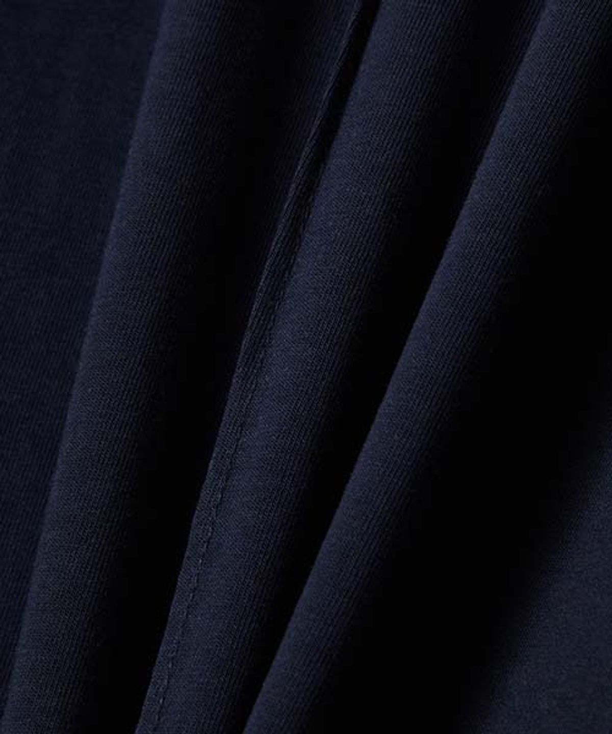 문선 아카이브(MOONSUN ARCHIVE) UNISEX Pin Tuck Symbol T-shirt [Navy]