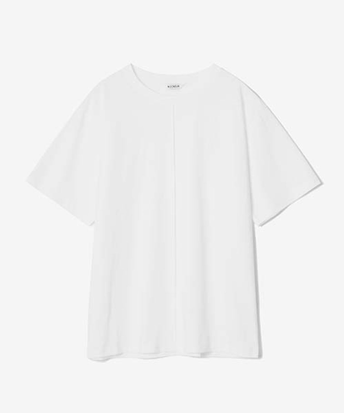 문선 아카이브(MOONSUN ARCHIVE) UNISEX Pin Tuck Symbol T-shirt [White]