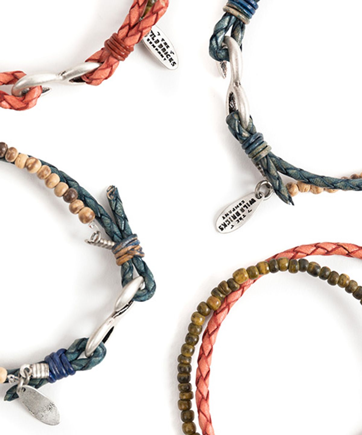 와일드 브릭스(WILD BRICKS) WL DUAL BRACELET (indigo)