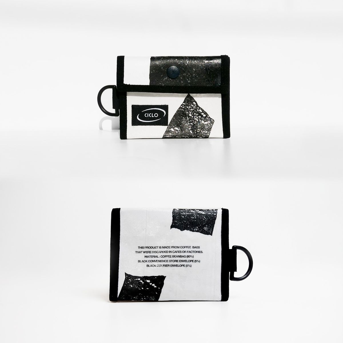 사공칠(407) UPCYCLING CARD WALLET - D