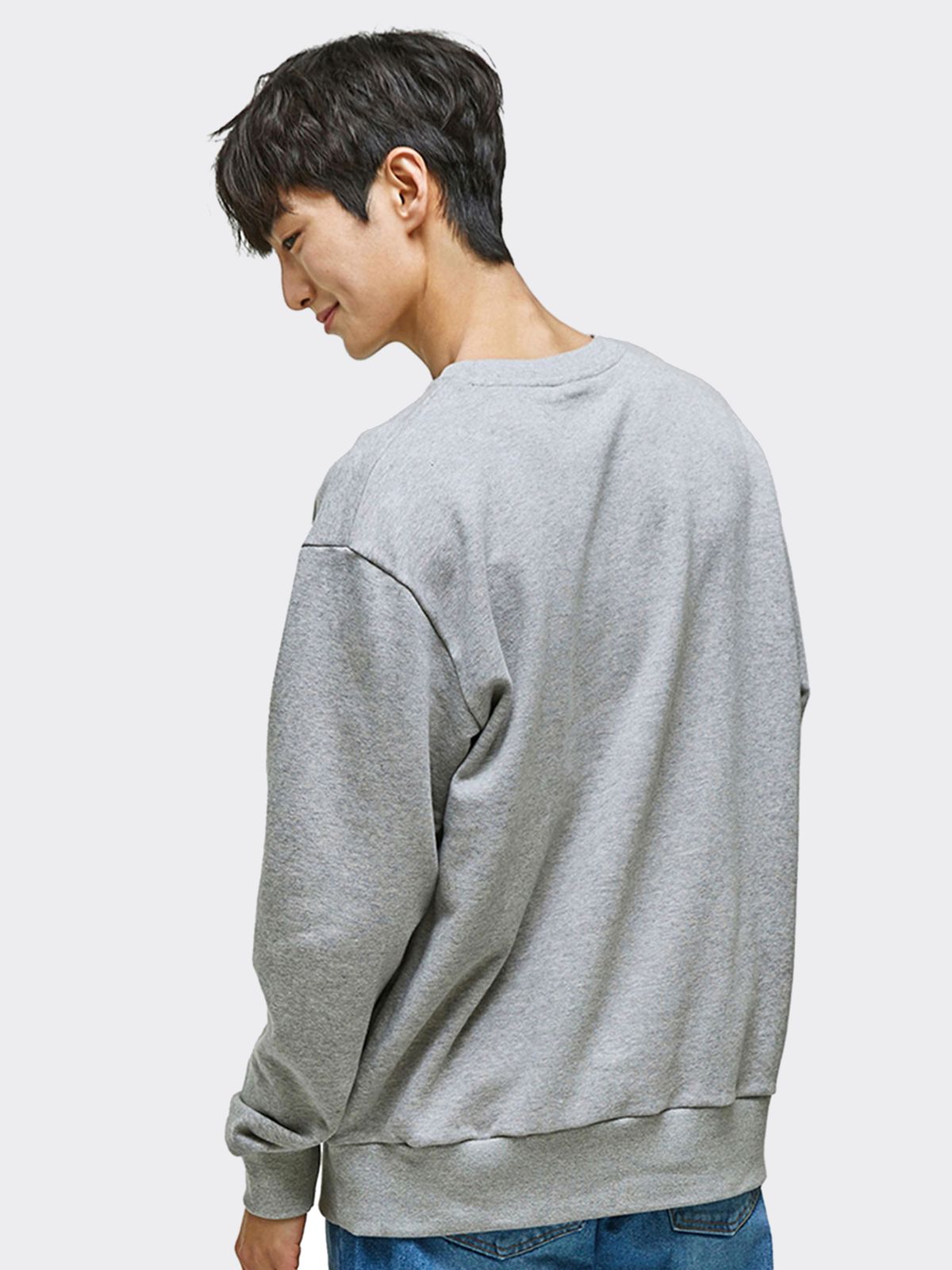 티니타이거(TEENYTIGER) Ancient Korean Embroidery Over-Fit sweatshirt (Gray)