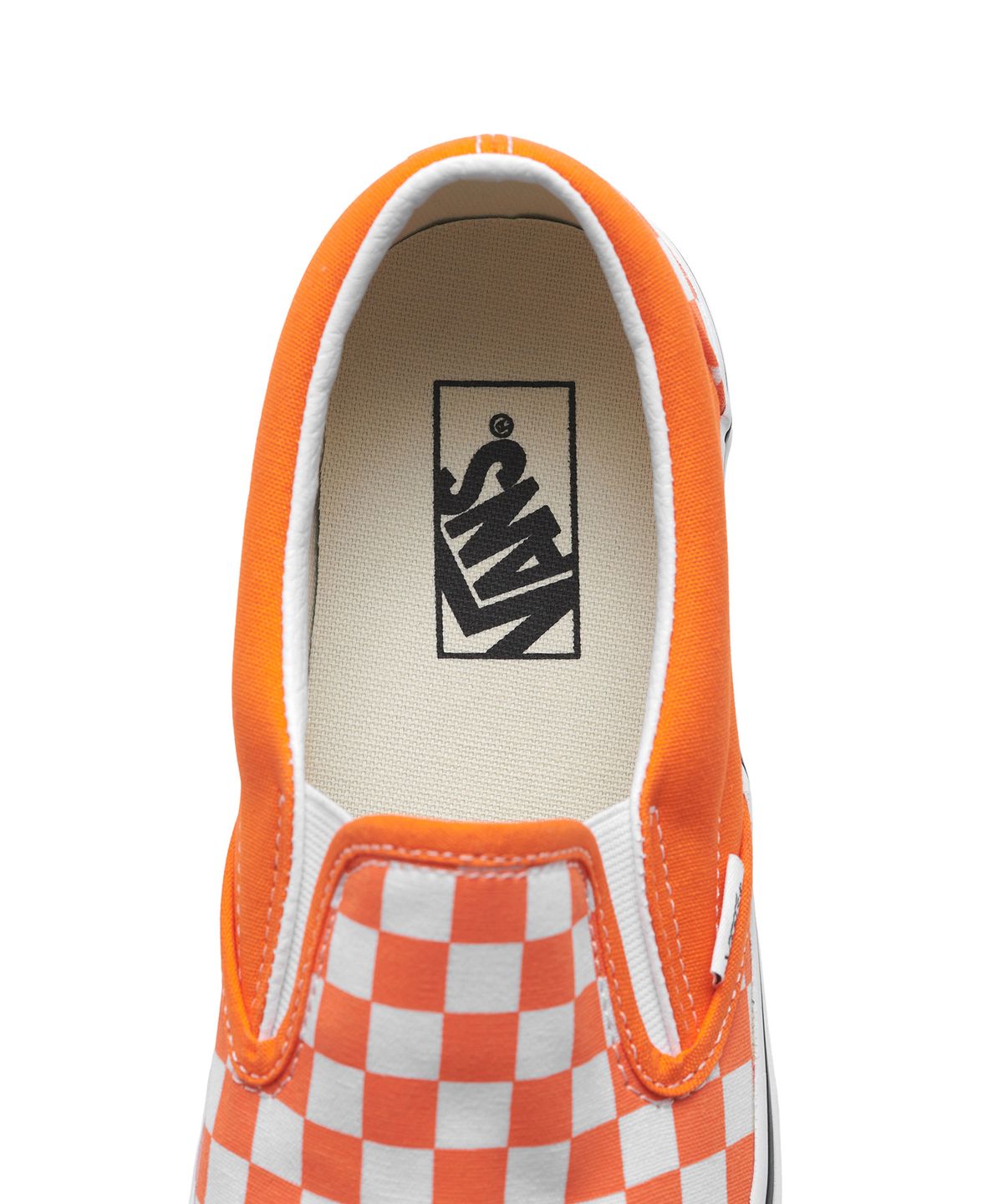 반스(VANS) 클래식 슬립온 - (체커보드) 오렌지 타이거:트루 화이트 / VN000XG8AZZ1