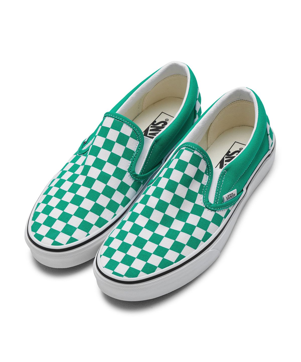 반스(VANS) 클래식 슬립온 - (체커보드) 페퍼 그린:트루 화이트 / VN0A5JMHB001