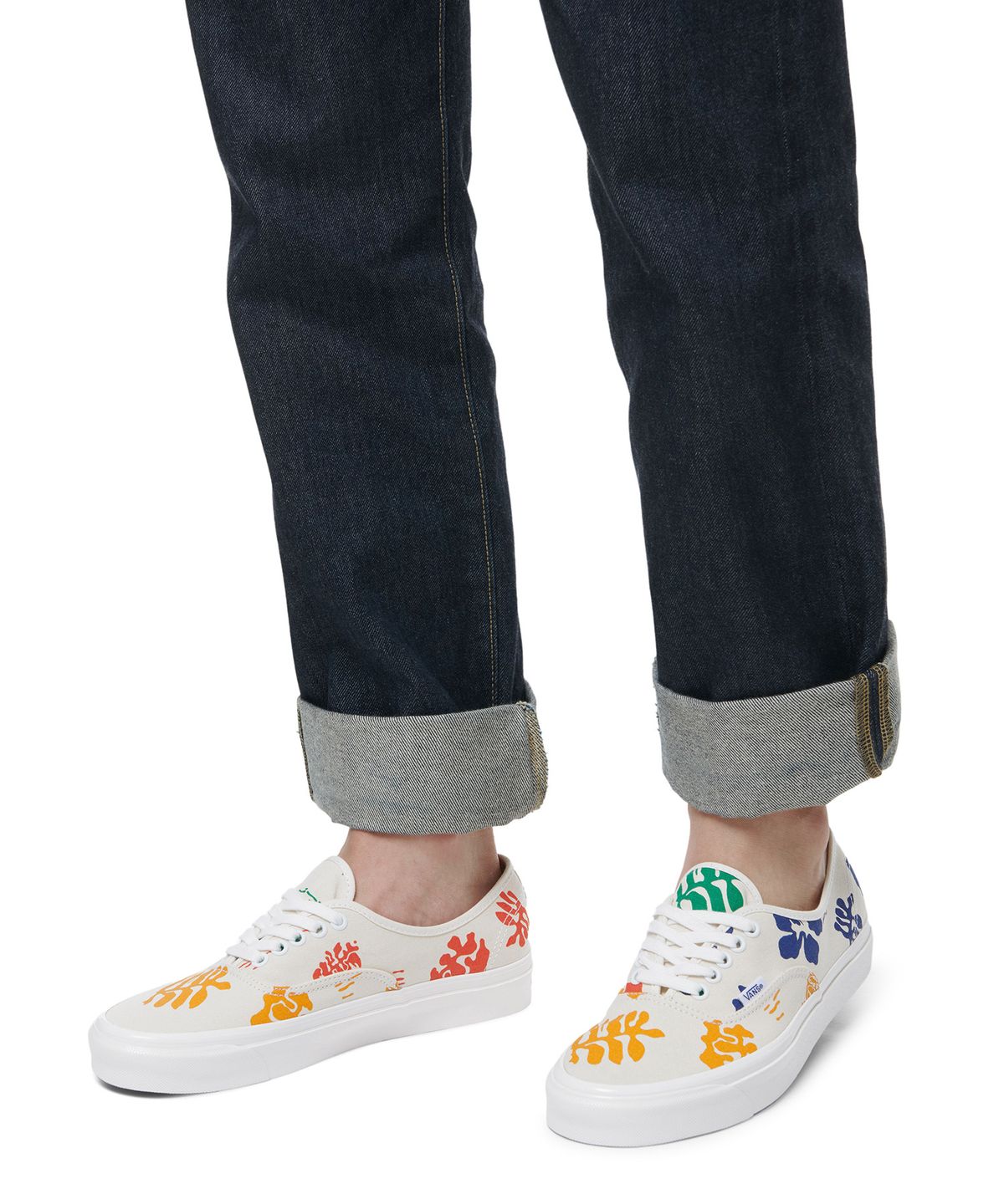 반스(VANS) 어센틱 44 DX - (애너하임 팩토리) 믹스드:og 알로하 / VN0A5KX4AWD1