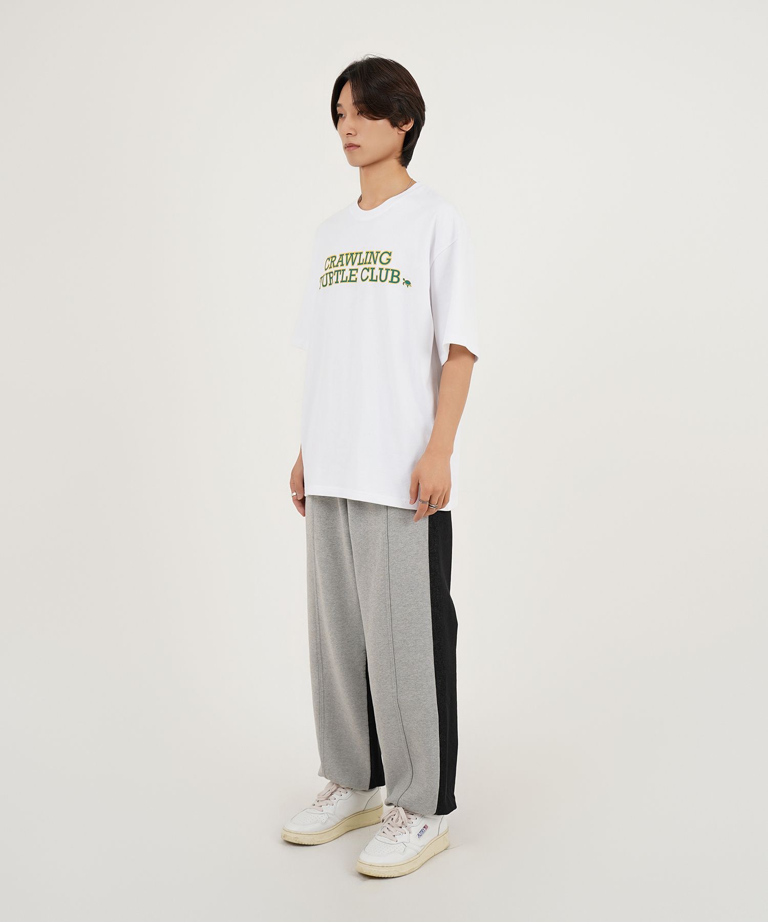 ◇SLOW RECORD HOUSE◇ Asura Denim Sweatpants Neutral Gray MUSINSA | SLOW RECORD HOUSE Asura Denim Sweat Pants_Black