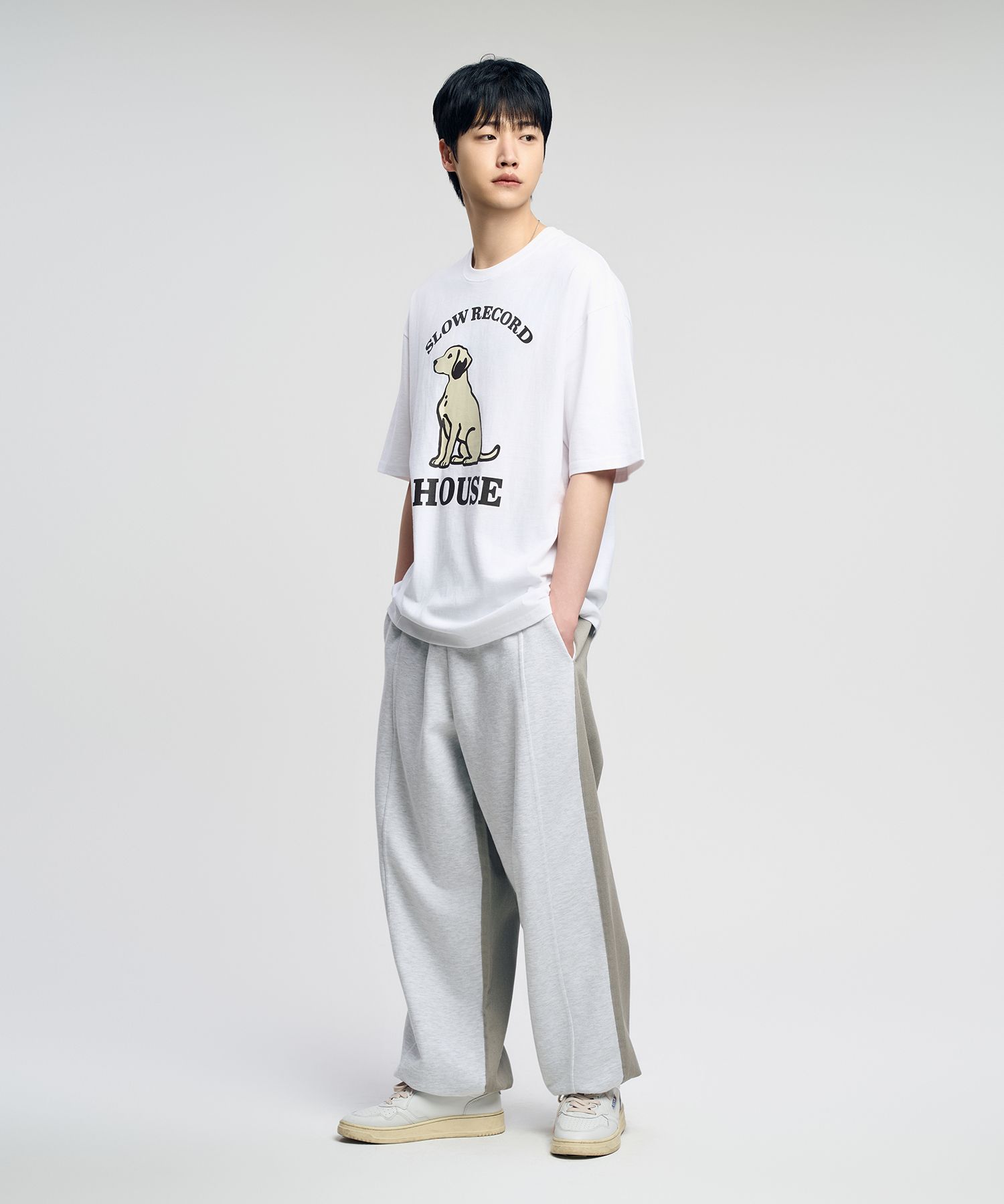 ◇SLOW RECORD HOUSE◇ Asura Denim Sweatpants Neutral Gray MUSINSA | SLOW RECORD HOUSE Asura Denim Sweat Pants_Neutral Gray