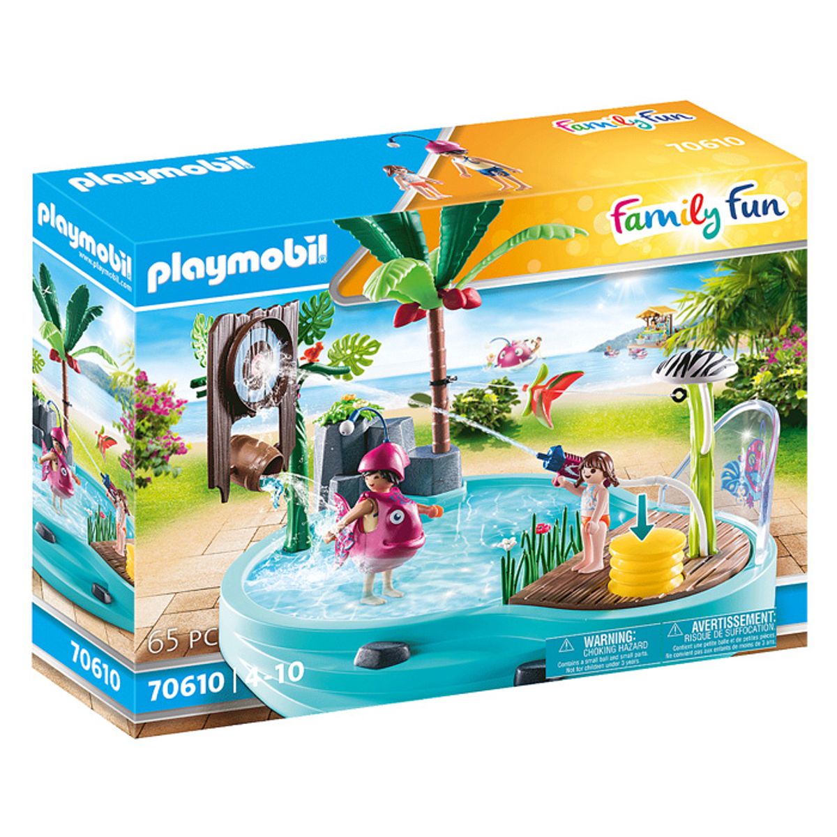 플레이모빌(PLAYMOBIL) 물총놀이와 수영장(70610)
