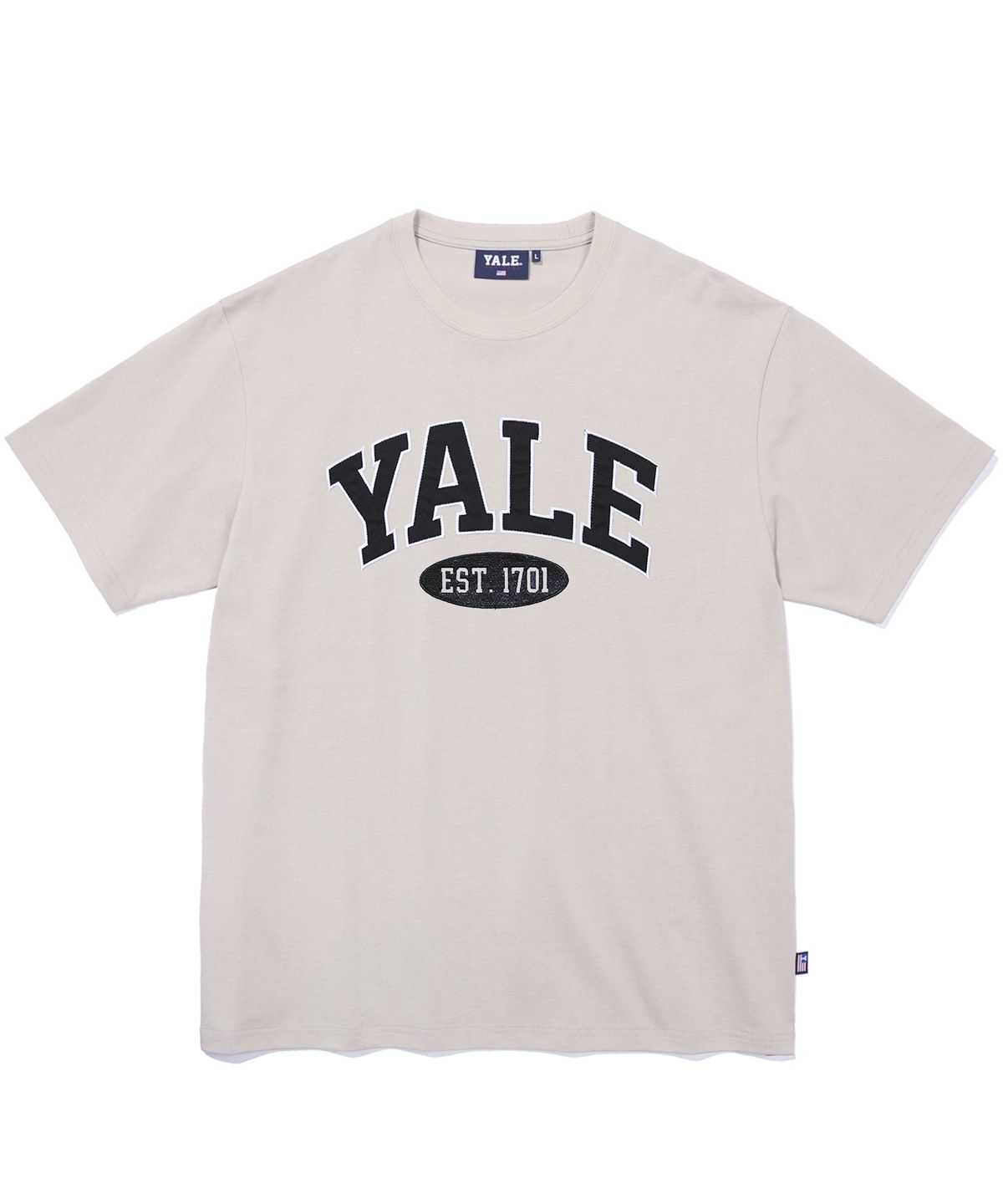 예일(YALE) (22SS) 2 TONE ARCH TEE BEIGE