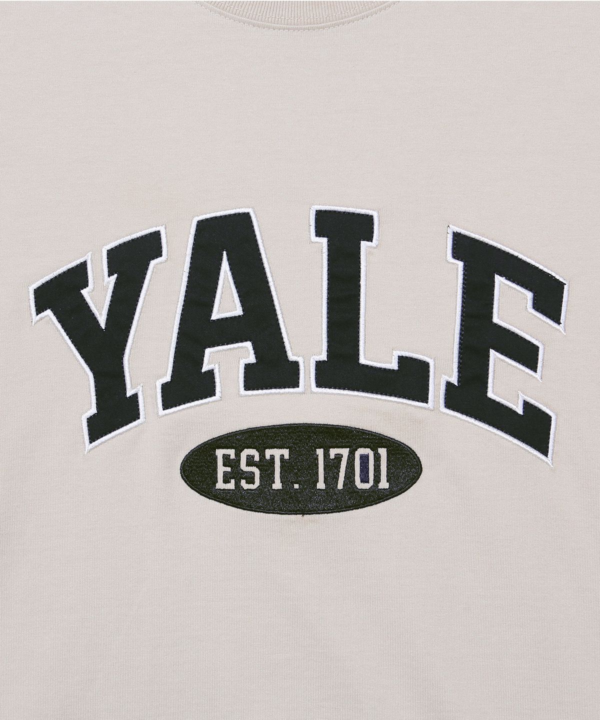 예일(YALE) (22SS) 2 TONE ARCH TEE BEIGE