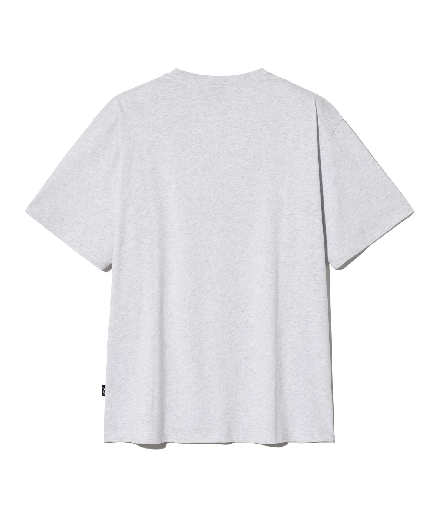 MUSINSA | YALE 2 TONE ARCH T-SHIRT LIGHT GRAY