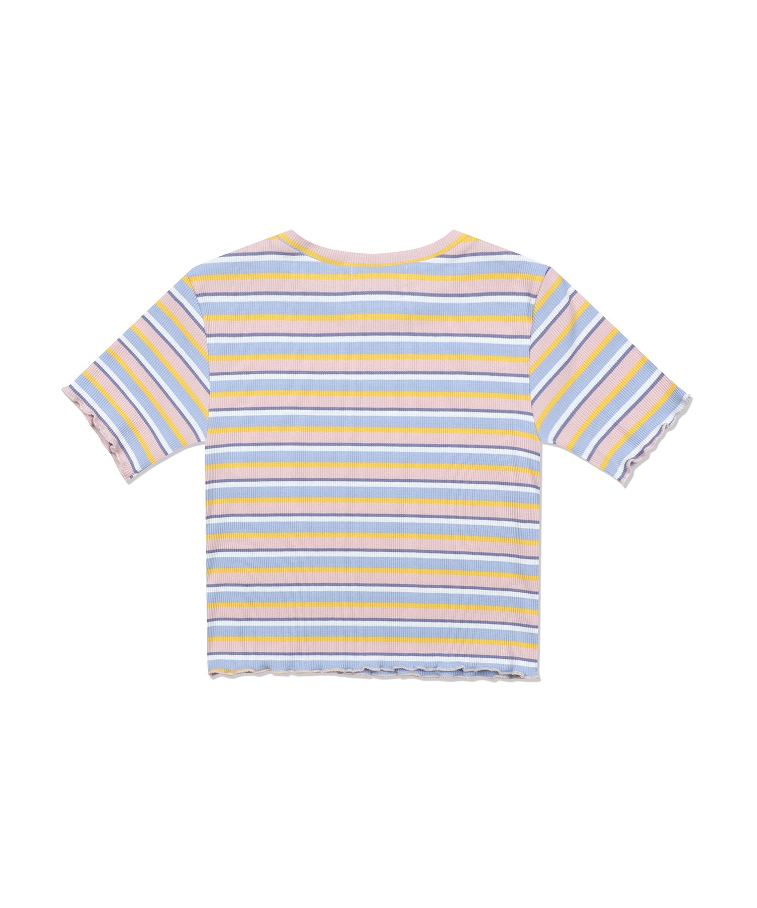 MUSINSA | MOON FAIRY MF Popo Stripe Cropped Tee - Pink