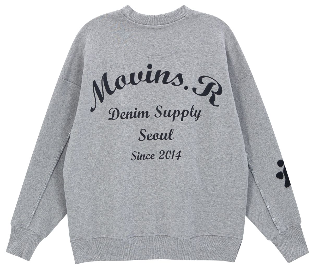 모빈스알(MOVINS.R) (맨투맨 그레이) PENNA PRIMAVERA SWEAT TOP GRAY