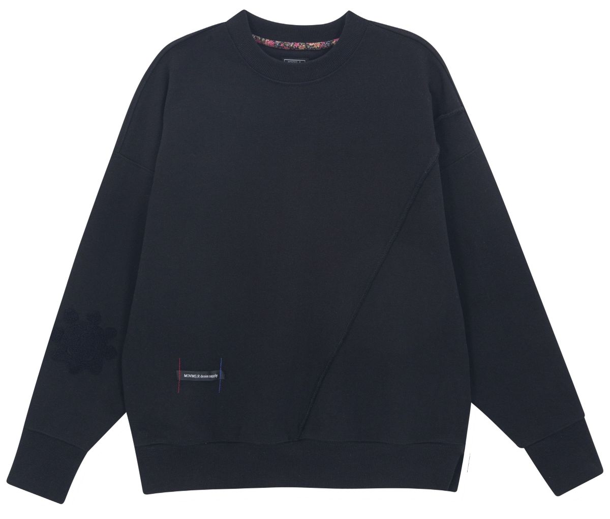 모빈스알(MOVINS.R) (맨투맨 블랙) PENNA PRIMAVERA SWEAT TOP BLACK