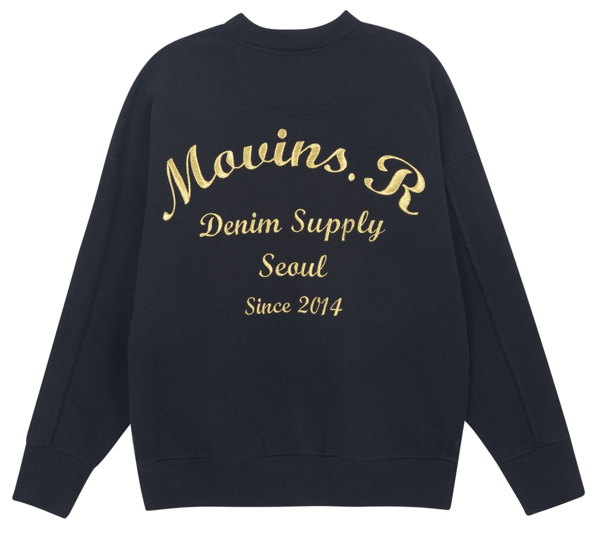 모빈스알(MOVINS.R) (맨투맨 블랙) PENNA PRIMAVERA SWEAT TOP BLACK