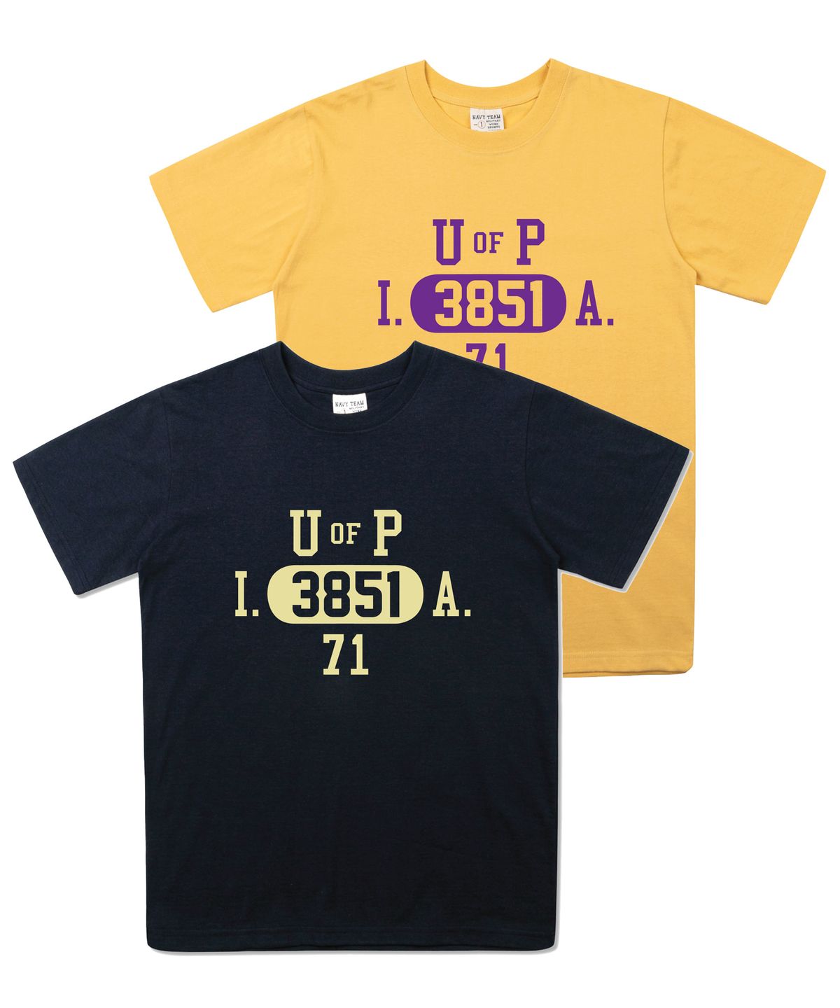 네이비팀(NAVYTEAM) NTV-U OF P 3851 SHORT SLEEVE
