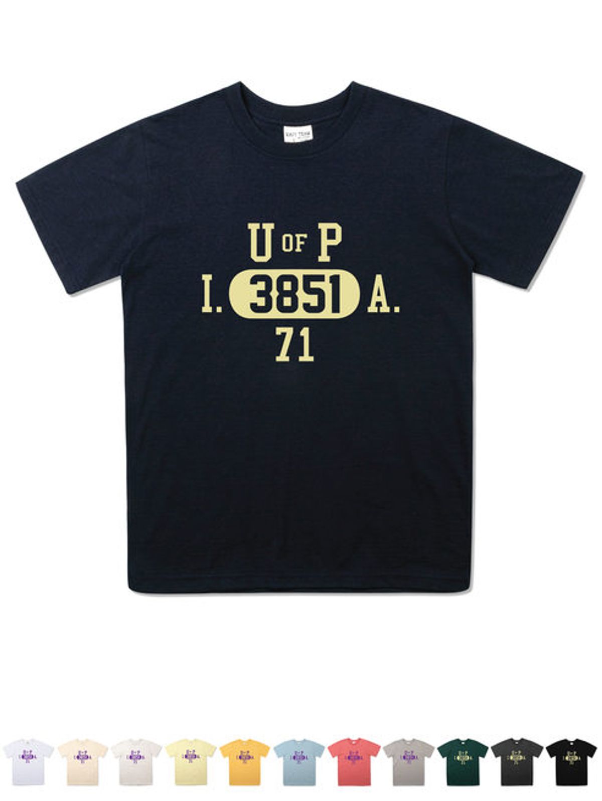 네이비팀(NAVYTEAM) NTV-U OF P 3851 SHORT SLEEVE