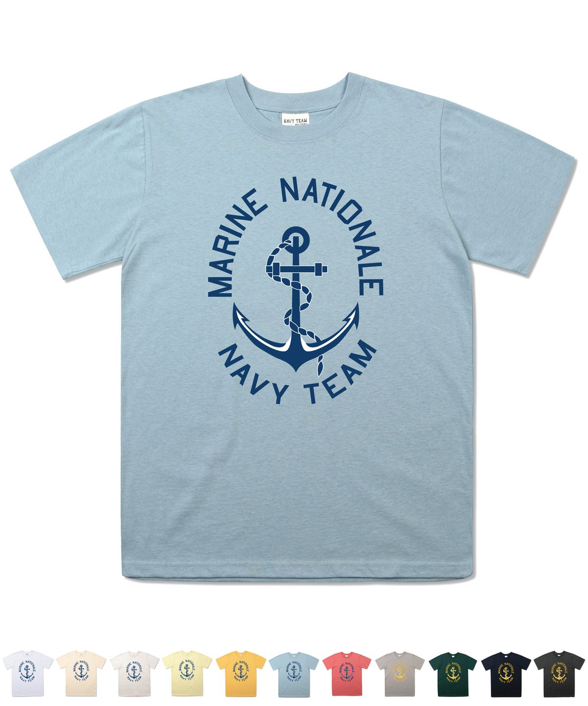 네이비팀(NAVYTEAM) NTV-MARINE NATIONALE SHORT SLEEVE