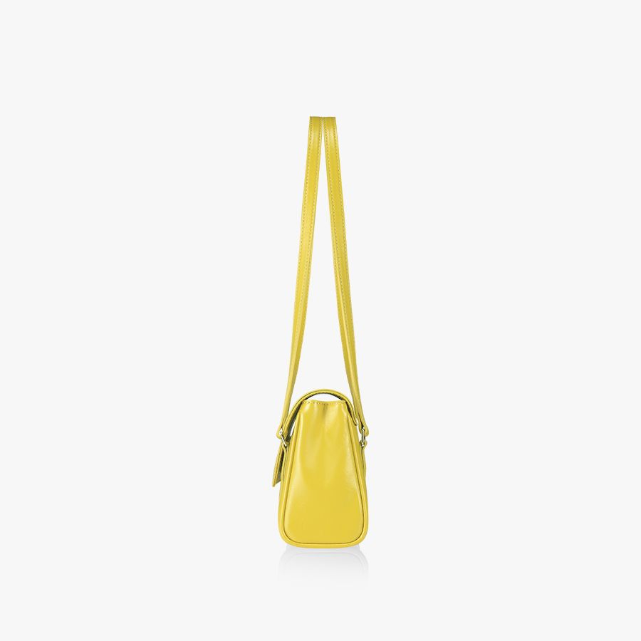 MUSINSA | FINDKAPOOR MARTY BAG S 23 CRINKLED - YELLOW