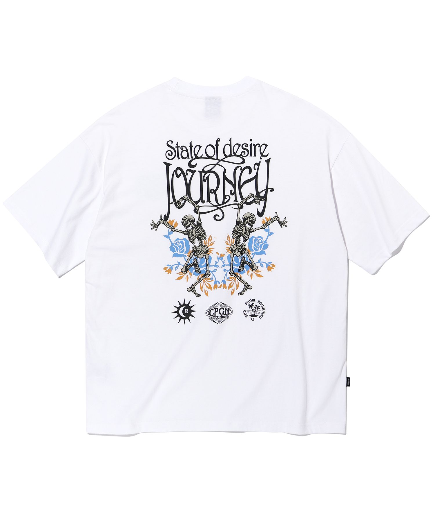 【CPGN STUDIO】Skeleton Pigment Short Sleeve T-shirt MUSINSA公式 | CPGN STUDIO [16S] SKELETON SHORT SLEEVE T