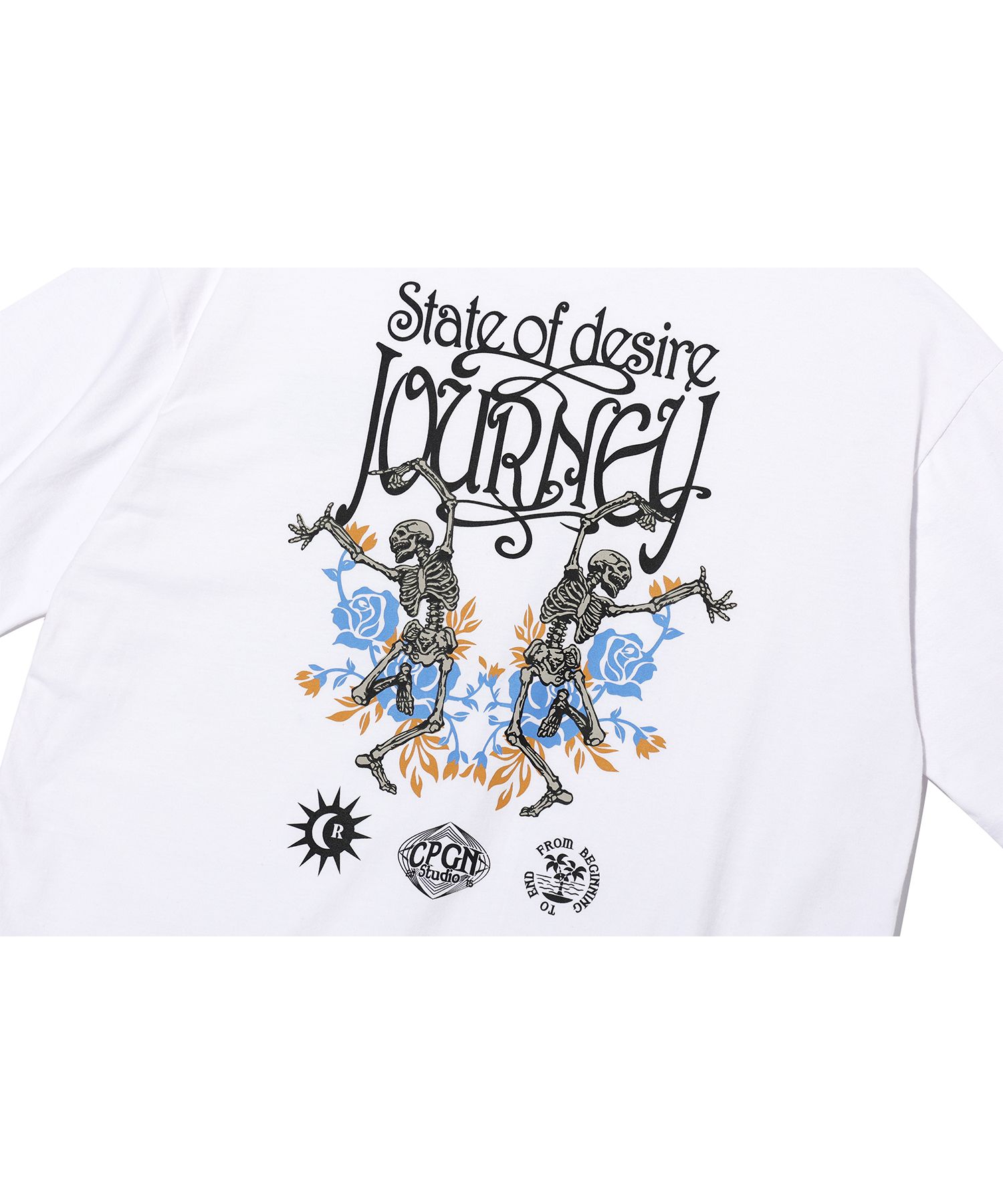 【CPGN STUDIO】Skeleton Pigment Short Sleeve T-shirt MUSINSA公式 | CPGN STUDIO [16S] SKELETON SHORT SLEEVE T