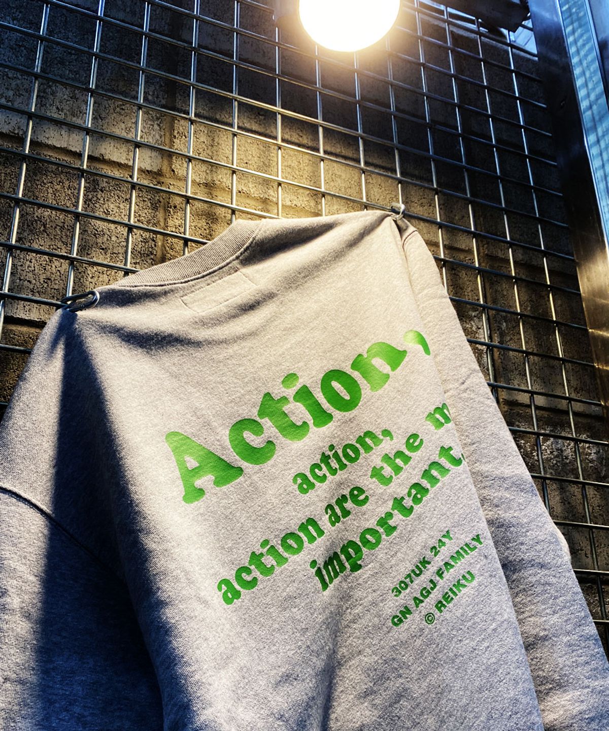 레이쿠(REIKU) RK action mtm gray 맨투맨