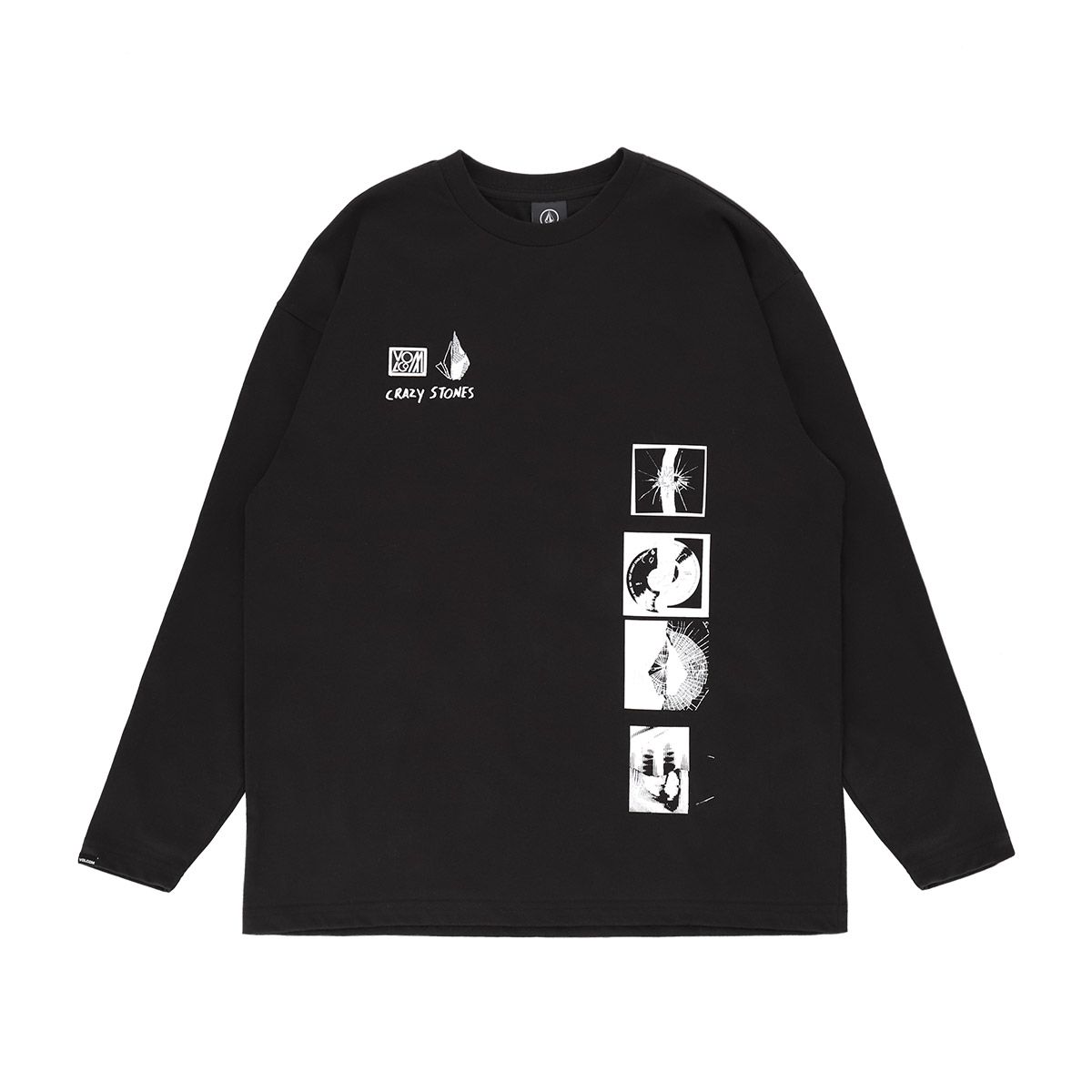 볼컴(VOLCOM) MONO프린트 오버핏 긴팔티셔츠(3 COLOR)