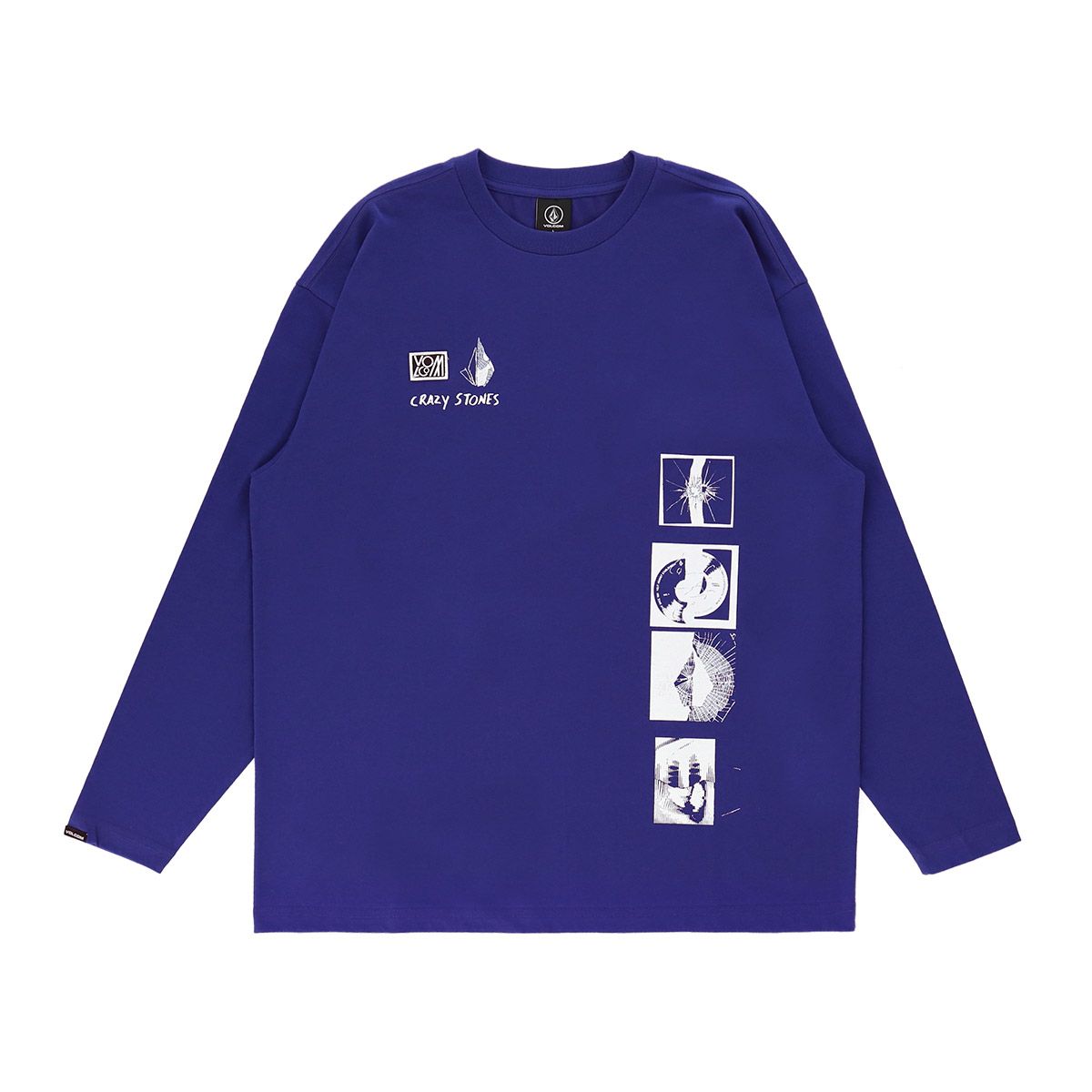 볼컴(VOLCOM) MONO프린트 오버핏 긴팔티셔츠(3 COLOR)
