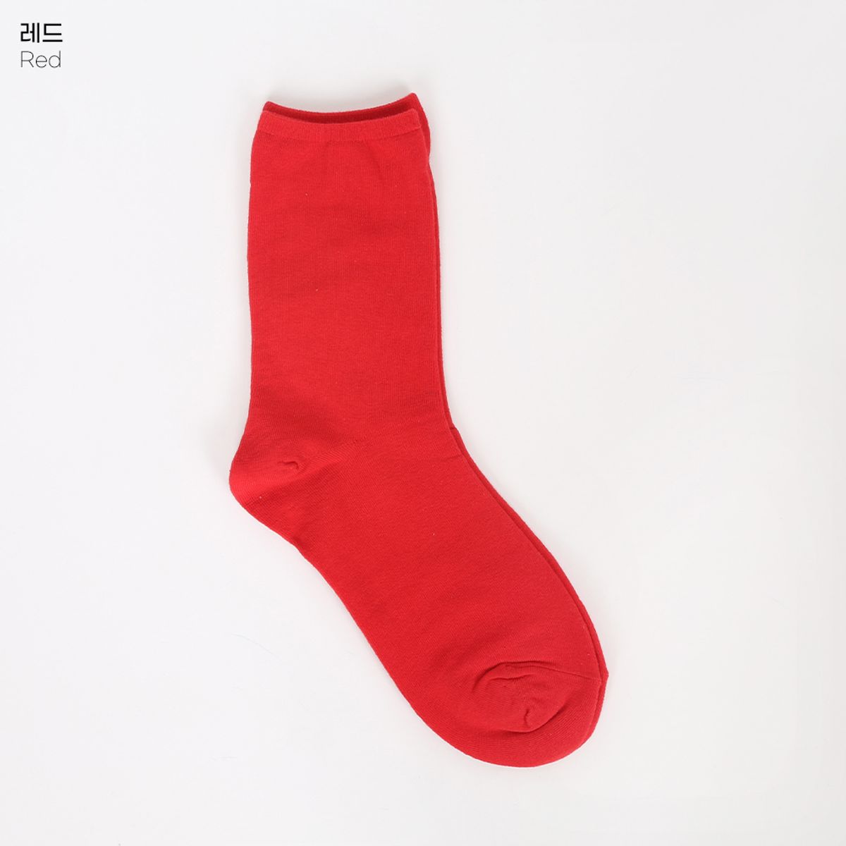 삭스에이(SOCKSA) [10PACK] 베이직 200N  컬러칩 무지 긴 양말