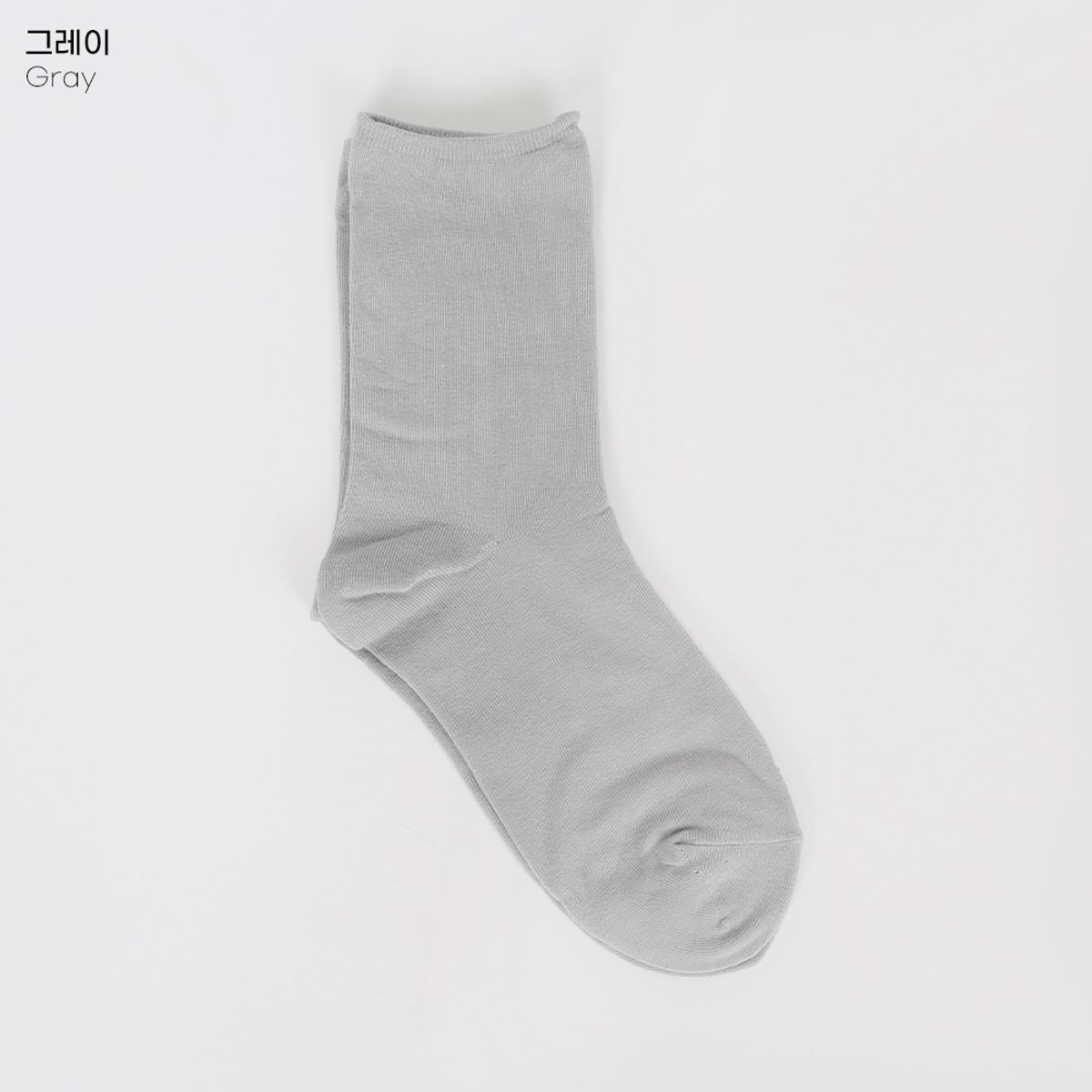 삭스에이(SOCKSA) [10PACK] 베이직 200N  컬러칩 무지 긴 양말