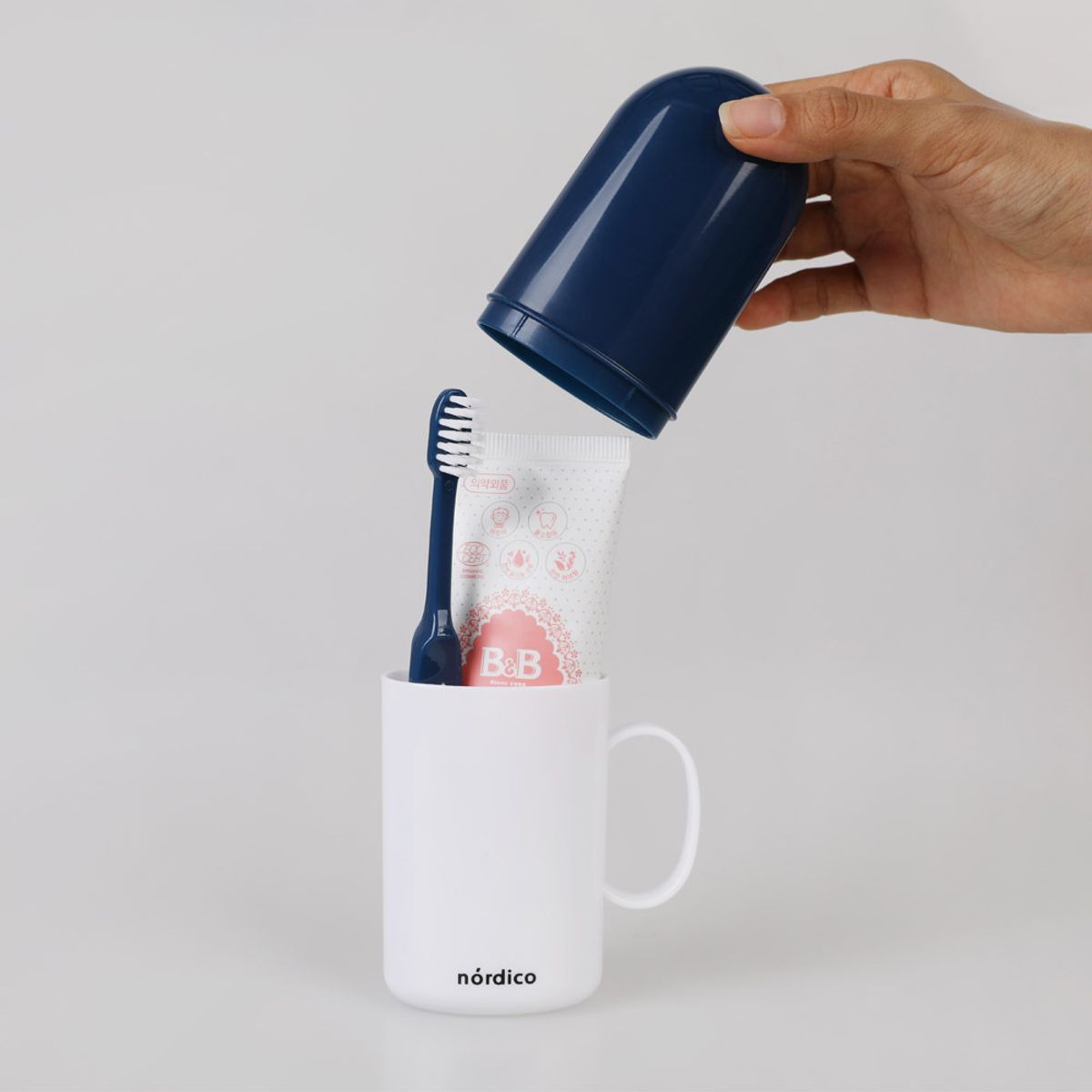 노르디코(NORDICO) 킨더 양치컵 칫솔케이스 3세트