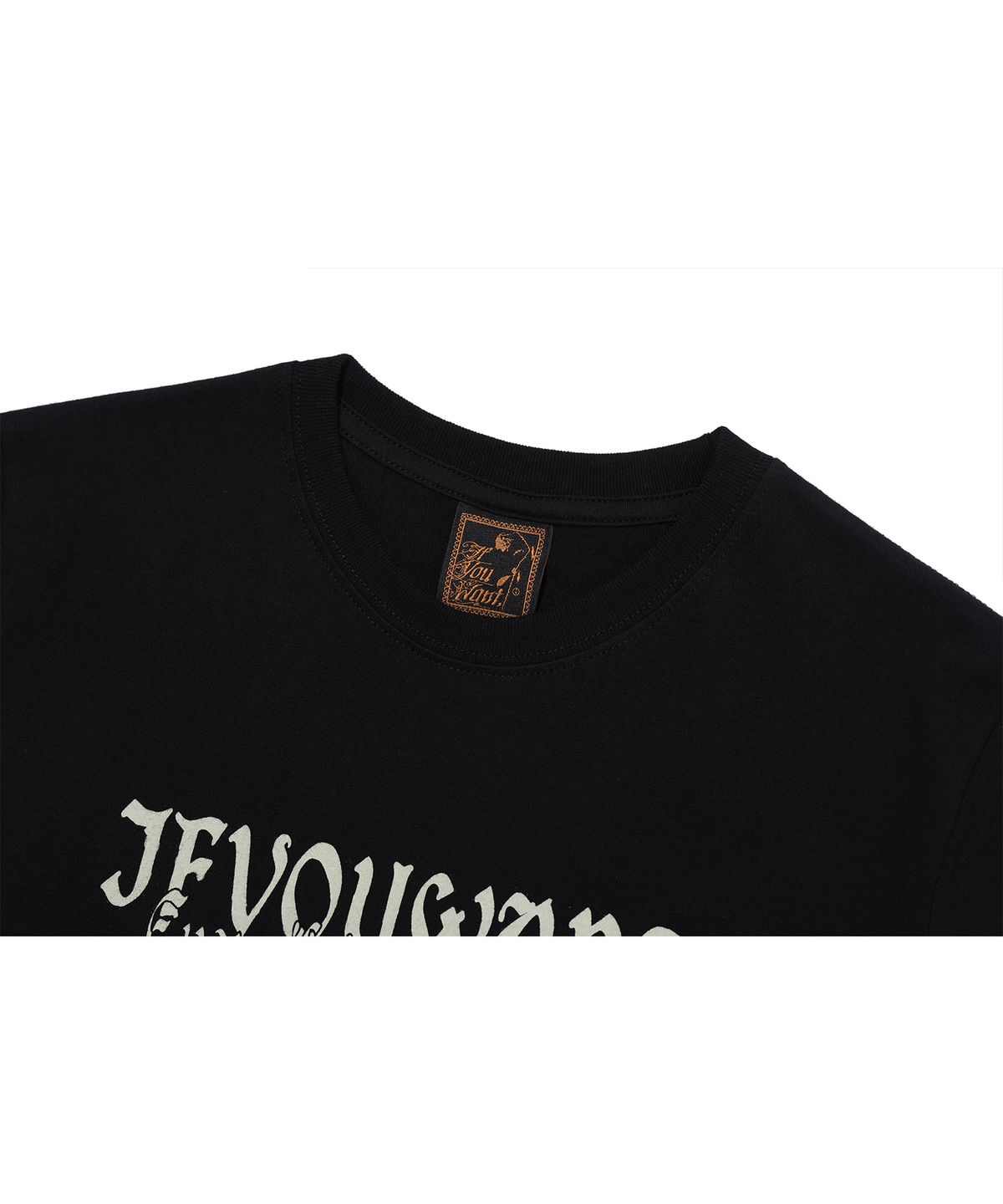 이퓨원트(IFYOUWANT) glam rose TEE black
