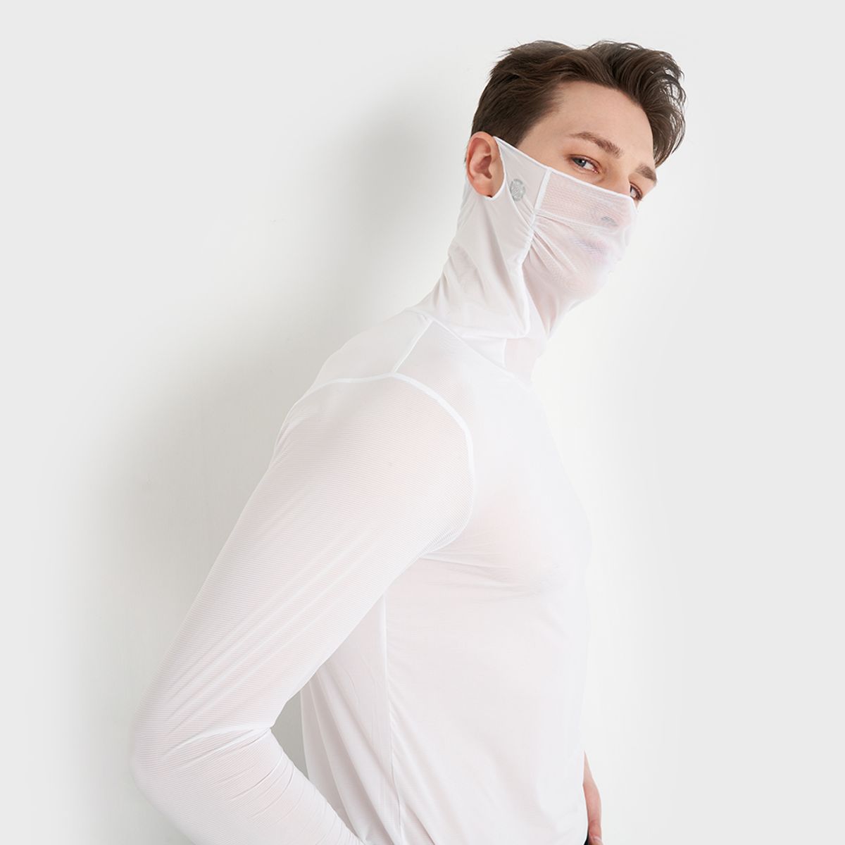 테크스킨(TECHSKIN) 20D 귀걸이형 냉감티셔츠