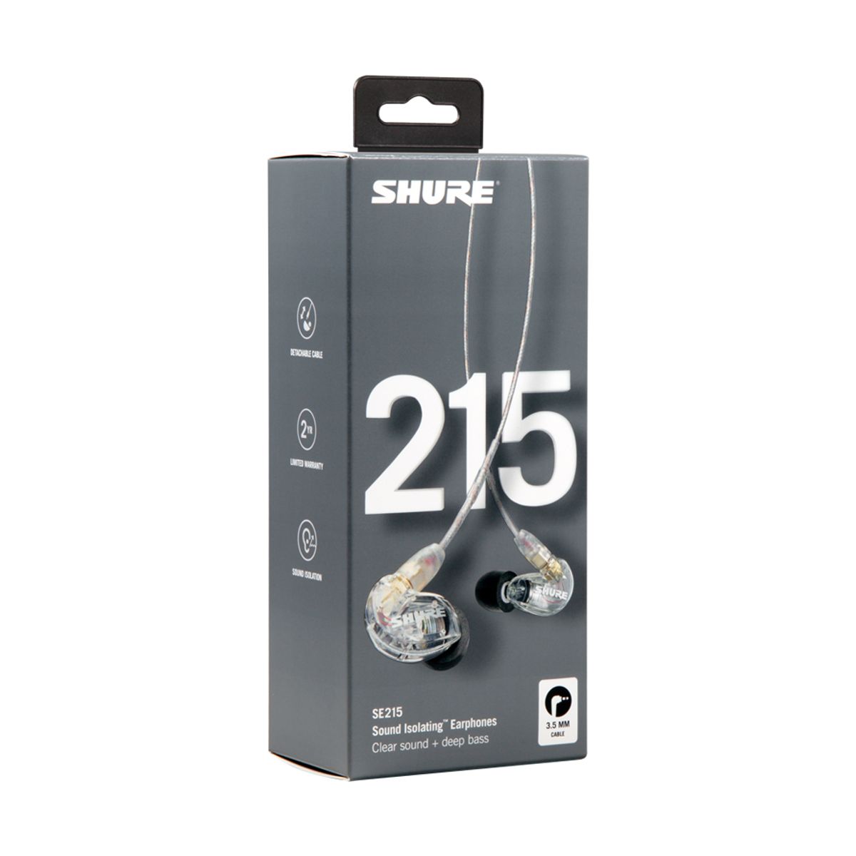 슈어(SHURE) SE215  클리어 사운드 아이솔레이팅 유선 이어폰