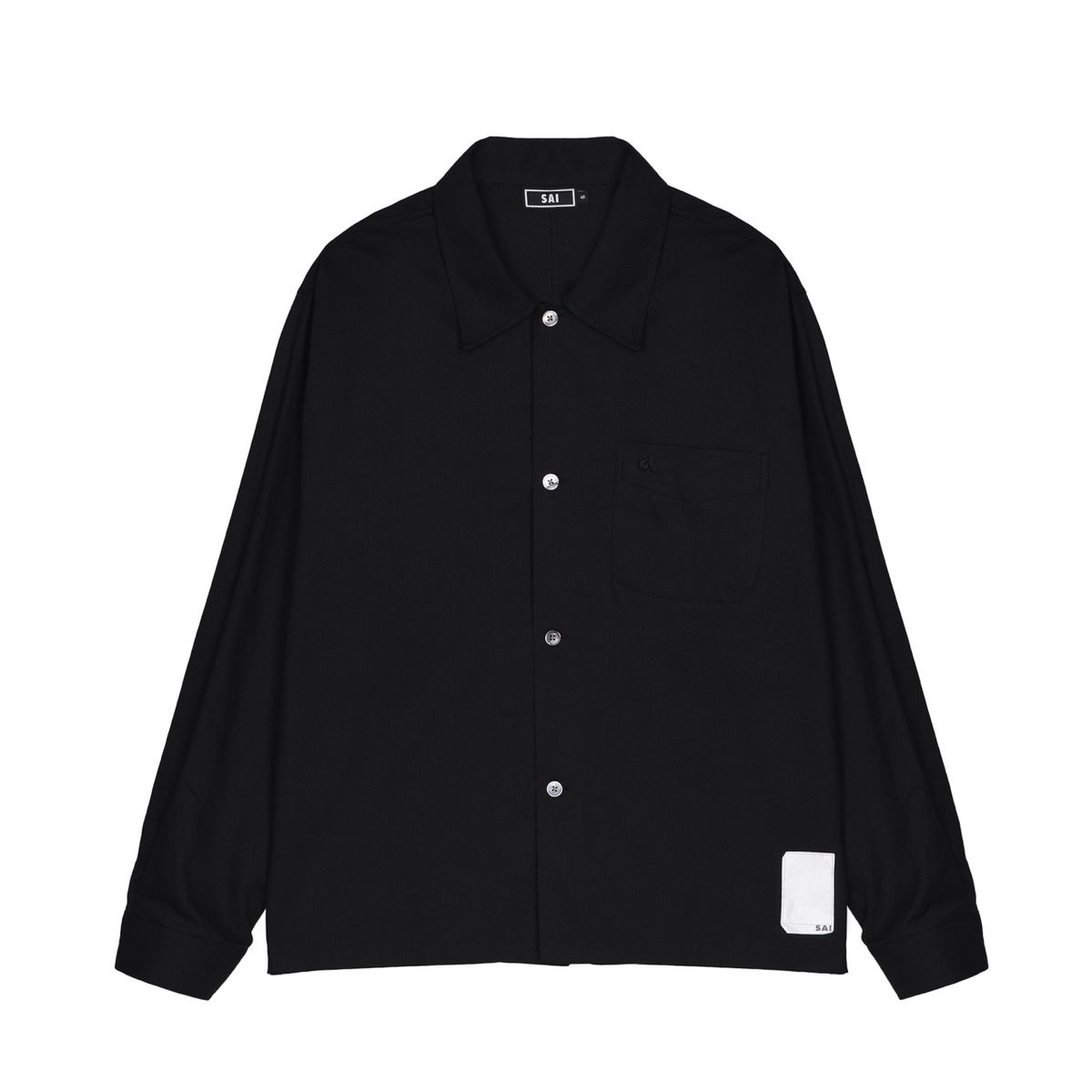 사이(SAI) 003 오버 셔츠 재킷 블랙