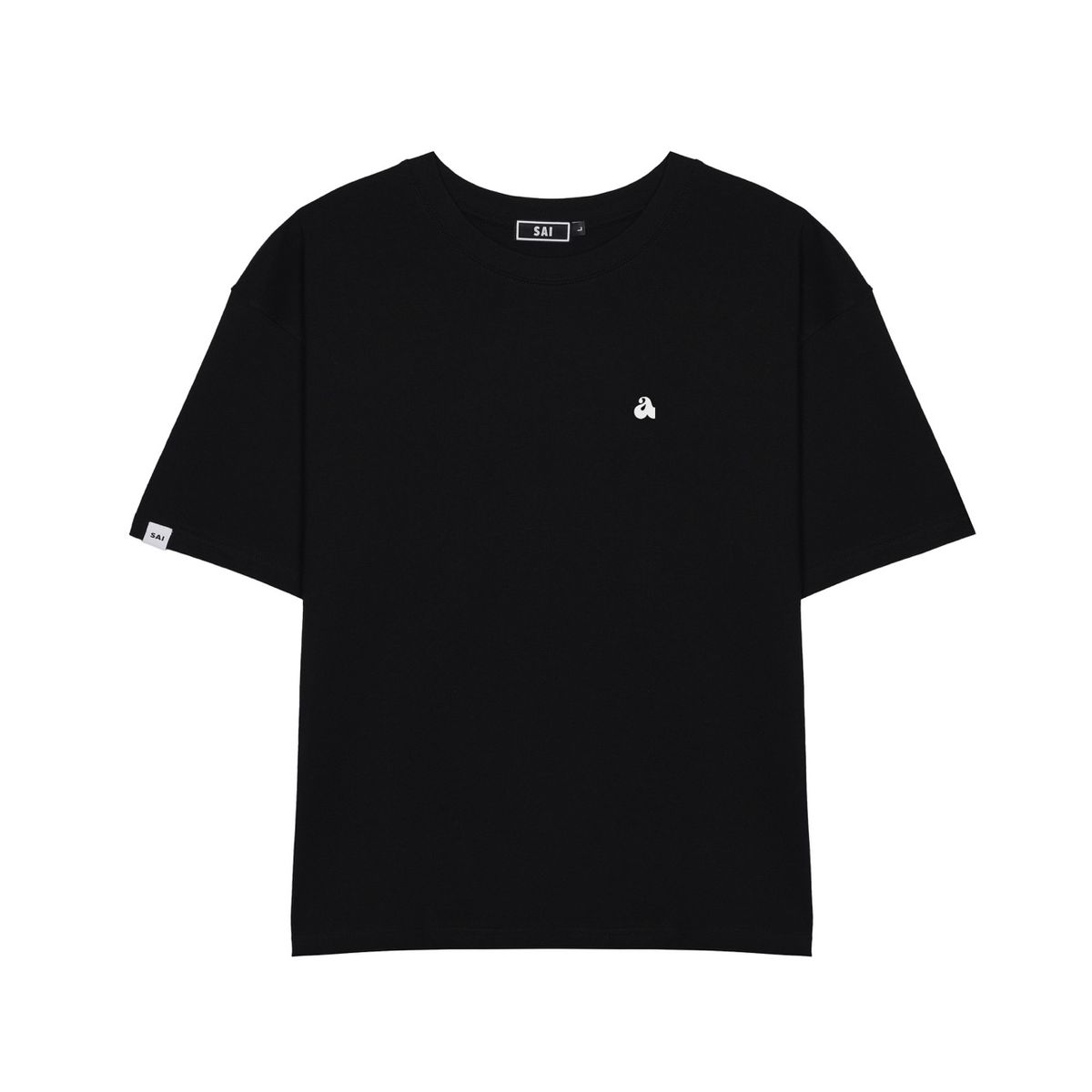사이(SAI) 003 ‘a’ 로고 티셔츠 (프린트) 블랙