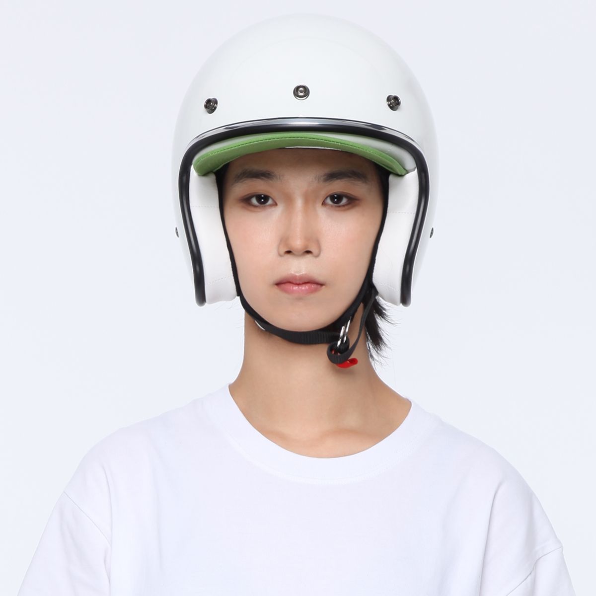 쿤타치(KUNTACH) Mods and Rockers  helmet collection - Mods SNOW