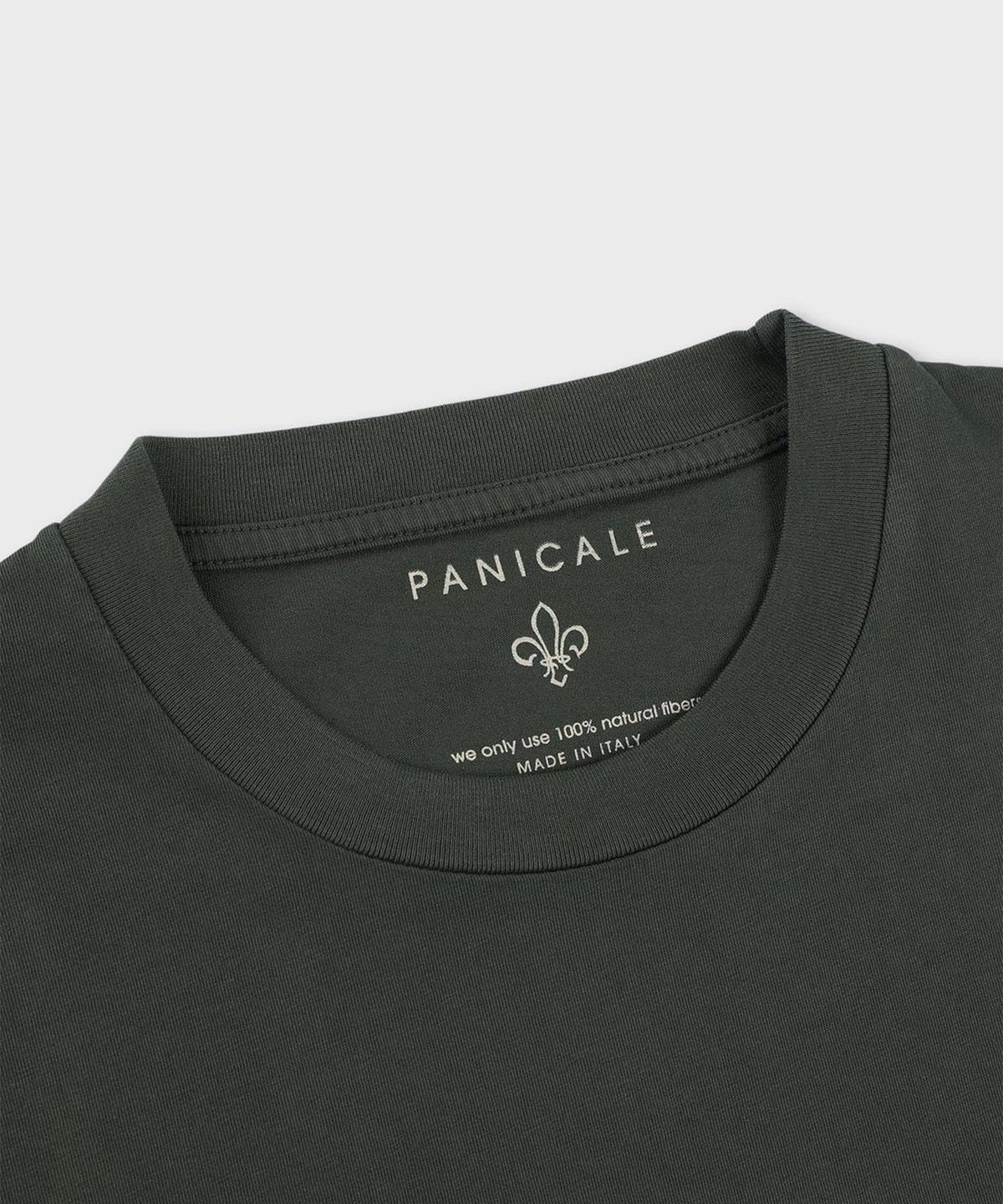 빠니깔레(PANICALE) 베이직 라운드 코튼 티셔츠 2 COLOR