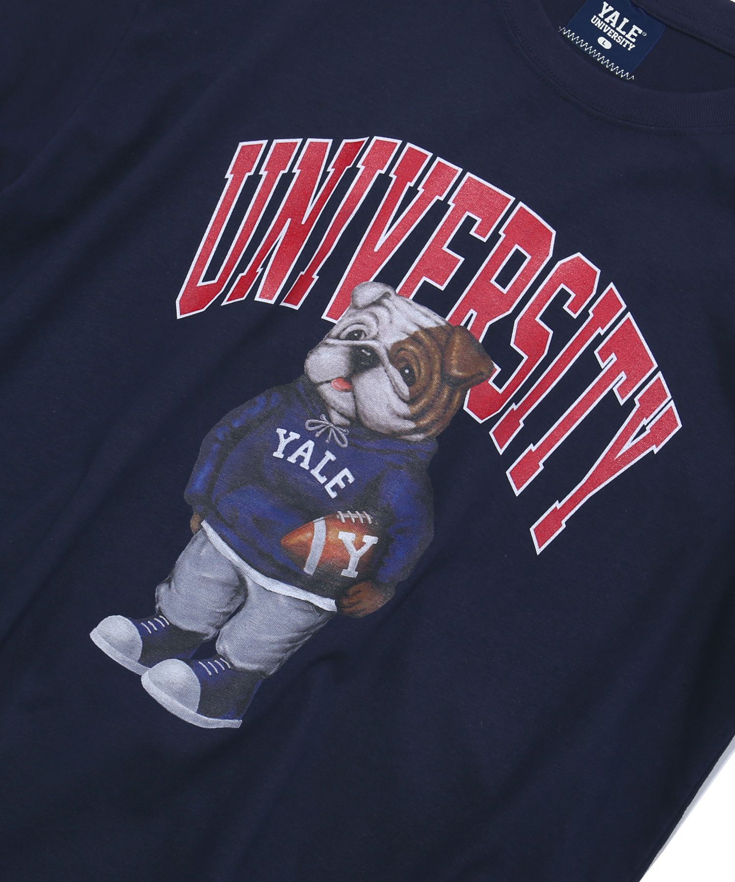 ☆YALE☆ EMBROIDERY UNIVERSITY DAN TEE NAVY YC2SS0031NA / YD MUSINSA | YALE EMBROIDERY UNIVERSITY DAN TEE NAVY